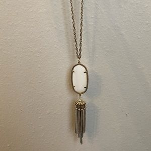 Kendra Scott Rayne Necklace | White & Gold